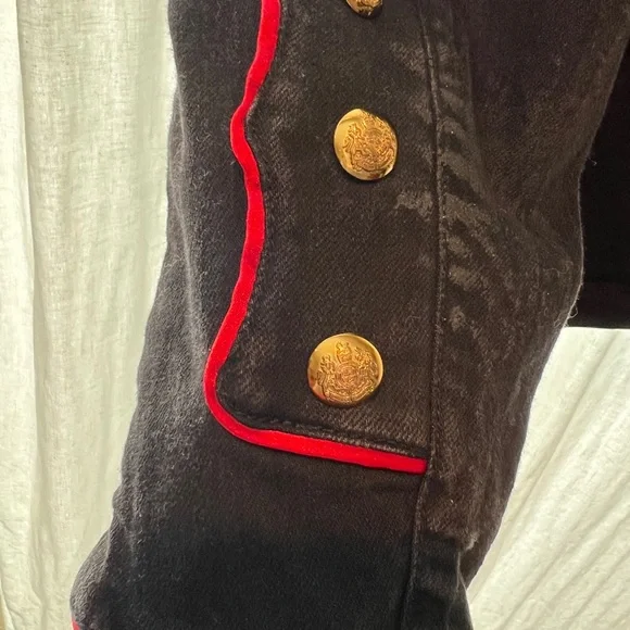 Vintage Ralph Lauren Black Blazer with Gold Buttons - Picture 5 of 10